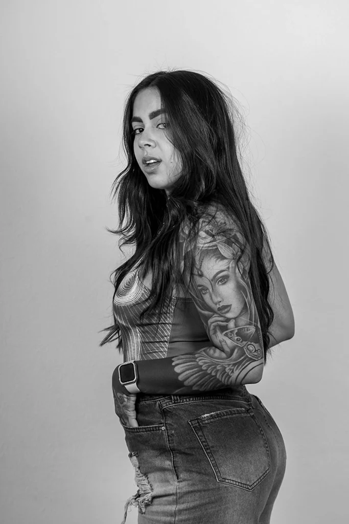 Tattoo artist Stephanie Pedraz